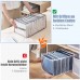 Yotako 3Pcs Kleideraufbewahrung Aus Mesh, 9 Grids Kleiderschrank Kleider Organizer, Faltbare Closet Drawer Organisers, Garderobe Kleidung Veranstalter für Jeans, Kleidung,T-Shirt, BH ,Hosen (Grau)